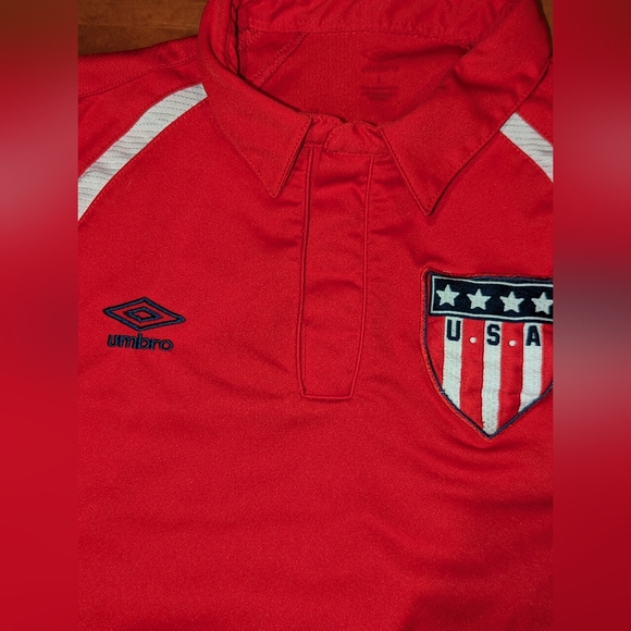 Men's USA soccer polo by Umbro, size Large - Picture 5 of 9